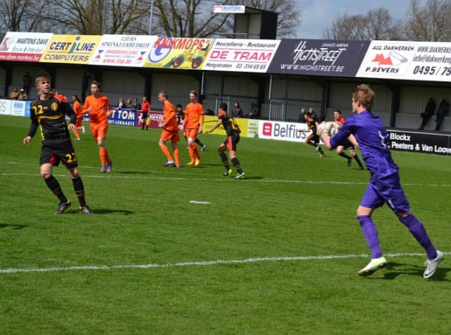 verslag Nederlands Elftal onder 15 – Belgie onder 15