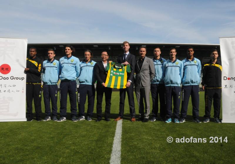 Dong Dao nieuwe hoofdsponsor ADO Den Haag Jeugd