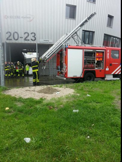 brand in het kyocera stadion