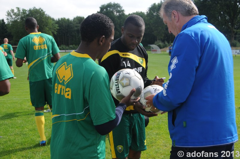 trainingskamp ADO Den Haag in Leende