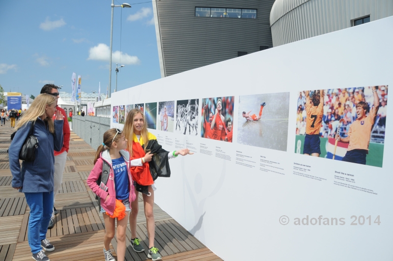 Sfeerimpressie eerste  wedstrijddagen RABO WK Hockey in Kyocera Stadion