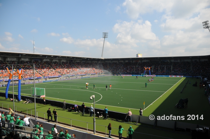 Sfeerimpressie eerste  wedstrijddagen RABO WK Hockey in Kyocera Stadion