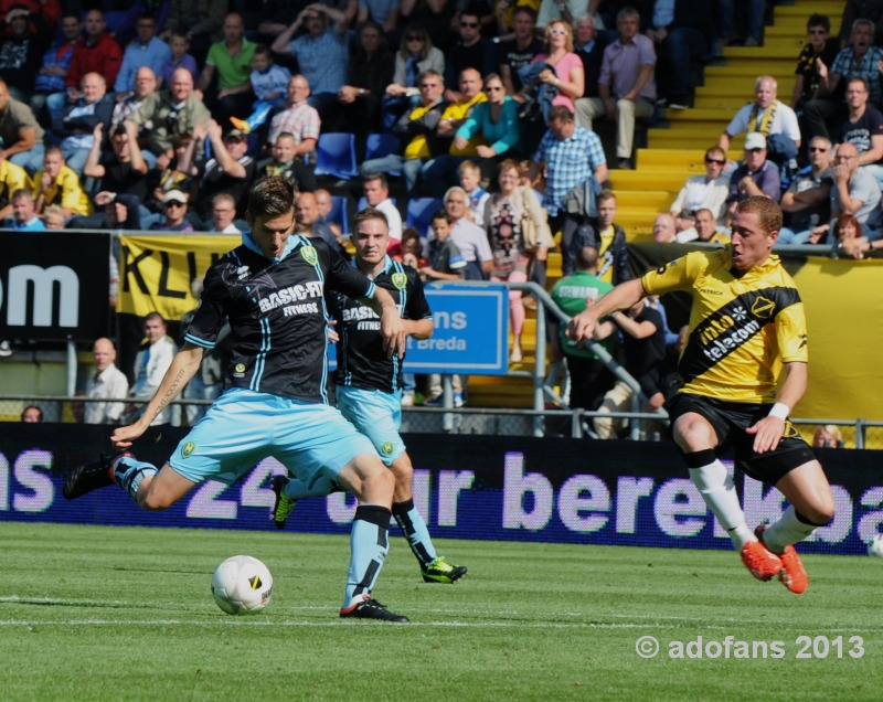 Competitie wedstrijd NAC Breda -ADO Den Haag 