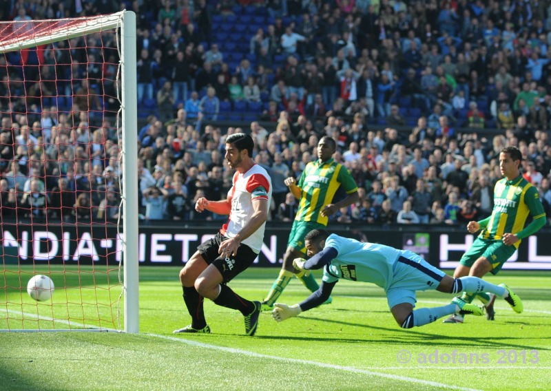 Wedstrijd Feyenoord ADO Den Haag 29 september 2013