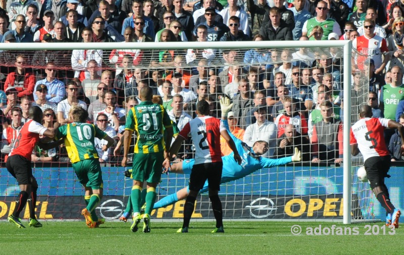 Wedstrijd Feyenoord ADO Den Haag 29 september 2013