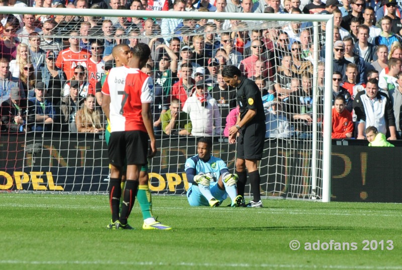 Wedstrijd Feyenoord ADO Den Haag 29 september 2013