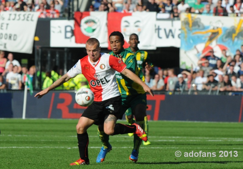 Wedstrijd Feyenoord ADO Den Haag 29 september 2013