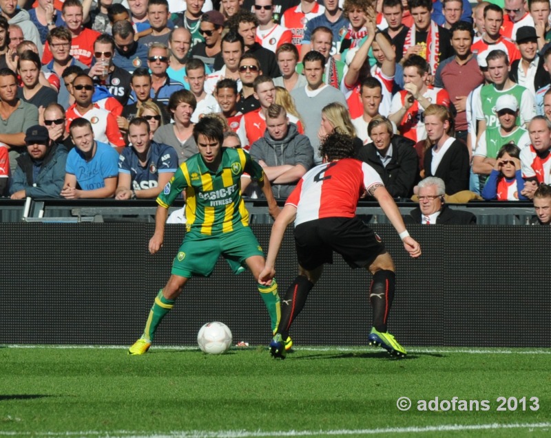 Wedstrijd Feyenoord ADO Den Haag 29 september 2013