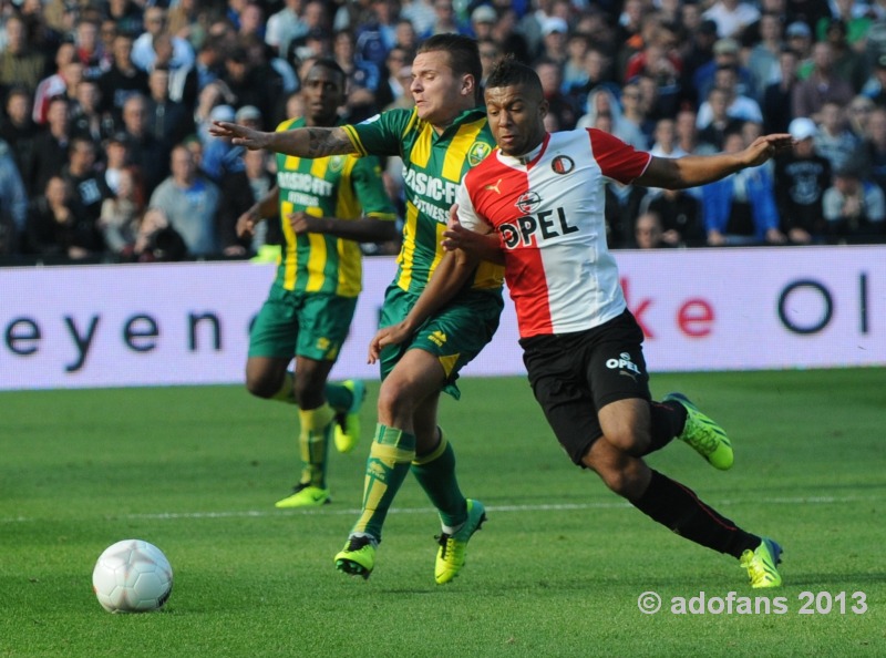 Wedstrijd Feyenoord ADO Den Haag 29 september 2013