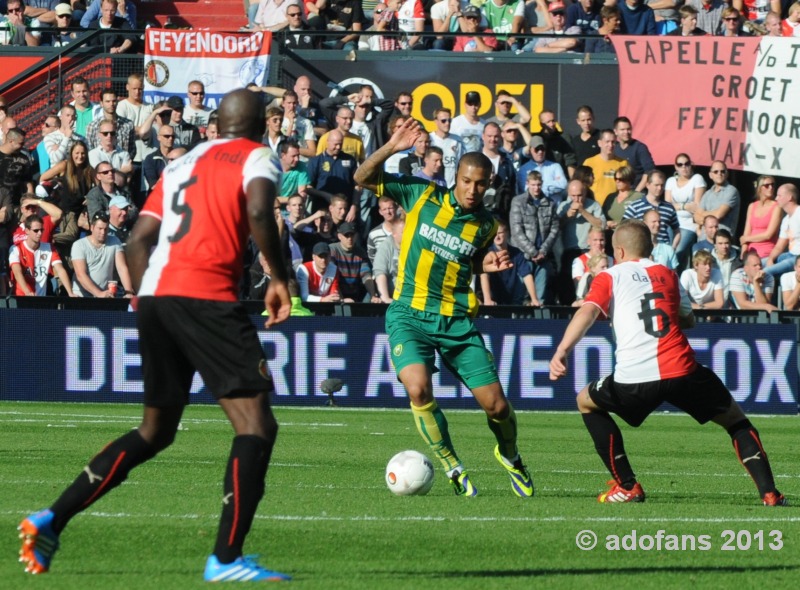 Wedstrijd Feyenoord ADO Den Haag 29 september 2013