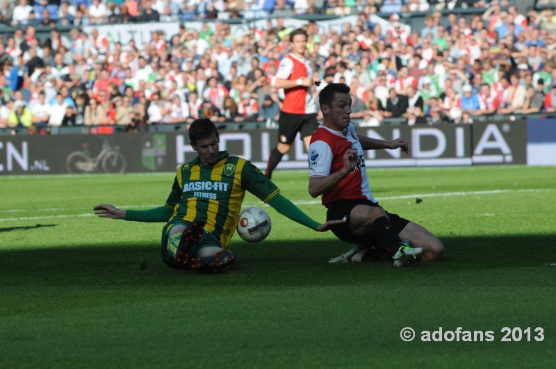 Wedstrijd Feyenoord ADO Den Haag 29 september 2013