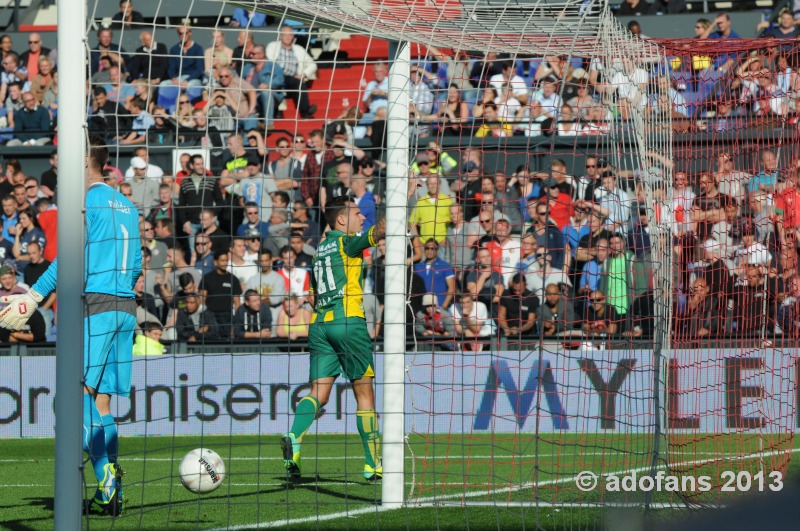 Wedstrijd Feyenoord ADO Den Haag 29 september 2013