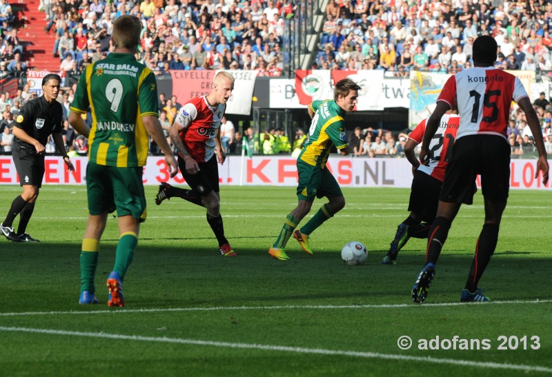 Wedstrijd Feyenoord ADO Den Haag 29 september 2013