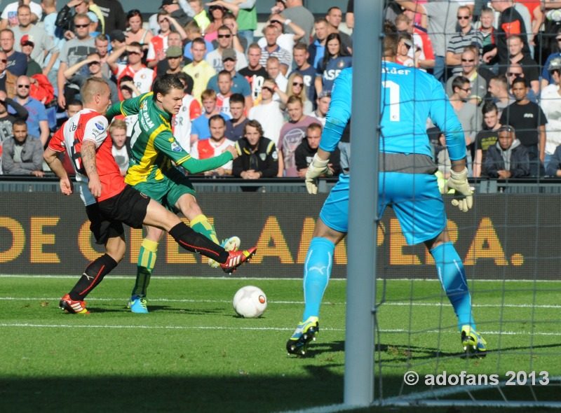 Wedstrijd Feyenoord ADO Den Haag 29 september 2013