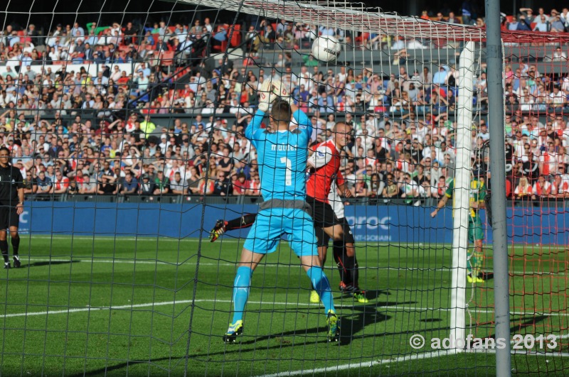 Wedstrijd Feyenoord ADO Den Haag 29 september 2013