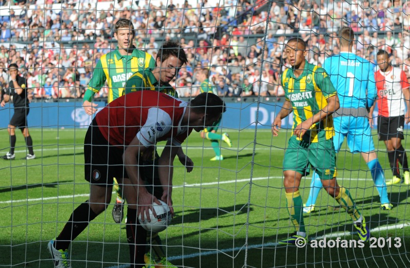 Wedstrijd Feyenoord ADO Den Haag 29 september 2013