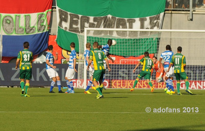 Foto's eredivisie PEC Zwolle ADO Den Haag 