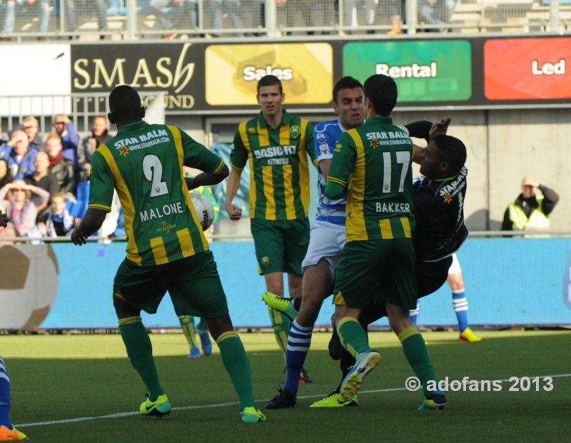 Foto's eredivisie PEC Zwolle ADO Den Haag 