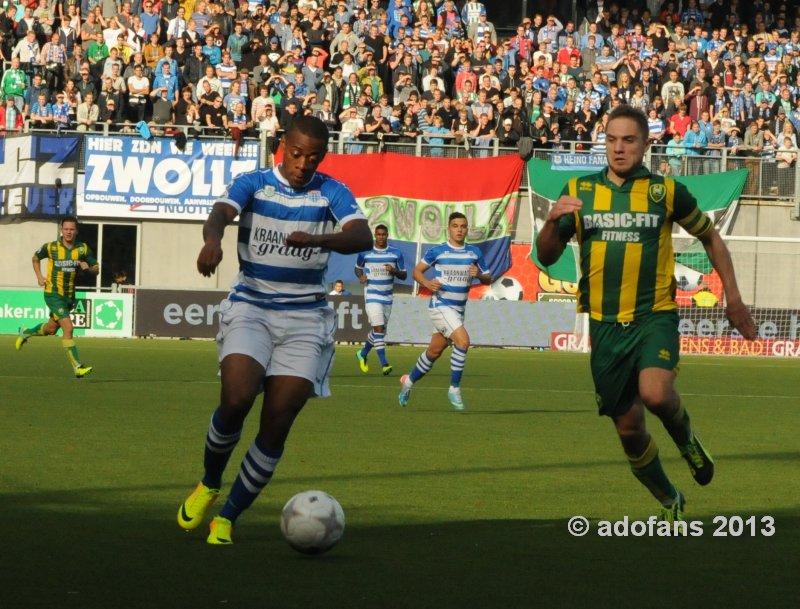 Foto's eredivisie PEC Zwolle ADO Den Haag 