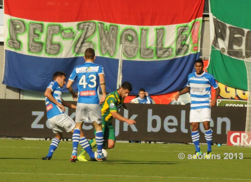 Foto's eredivisie PEC Zwolle ADO Den Haag 