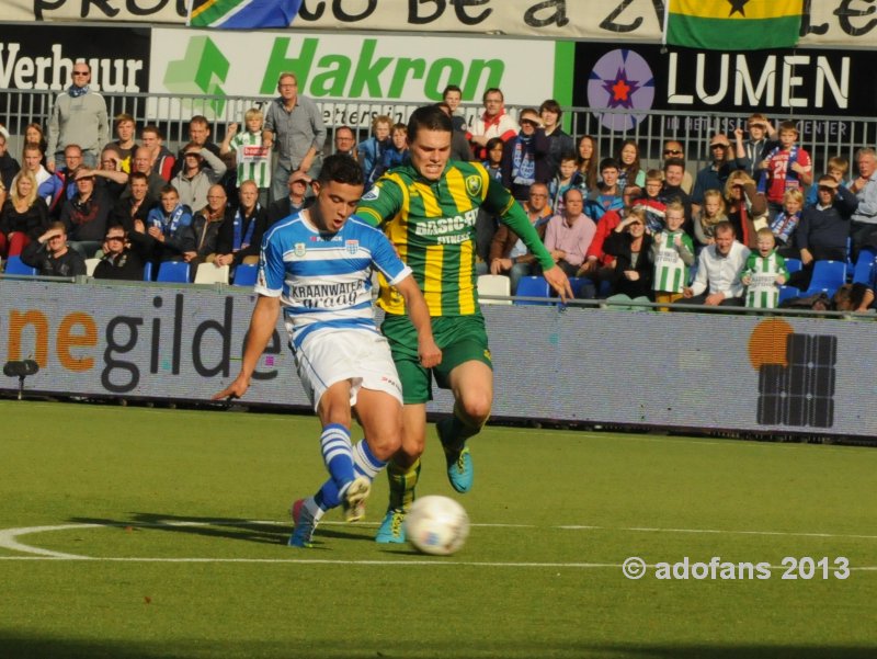 Foto's eredivisie PEC Zwolle ADO Den Haag 