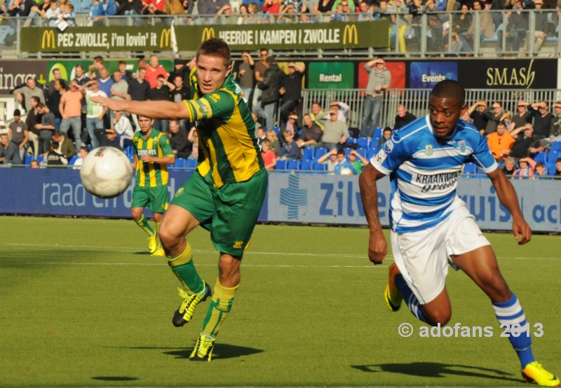 Foto's eredivisie PEC Zwolle ADO Den Haag 