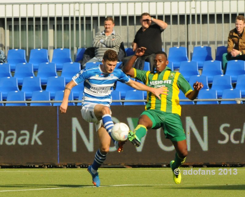 Foto's eredivisie PEC Zwolle ADO Den Haag 