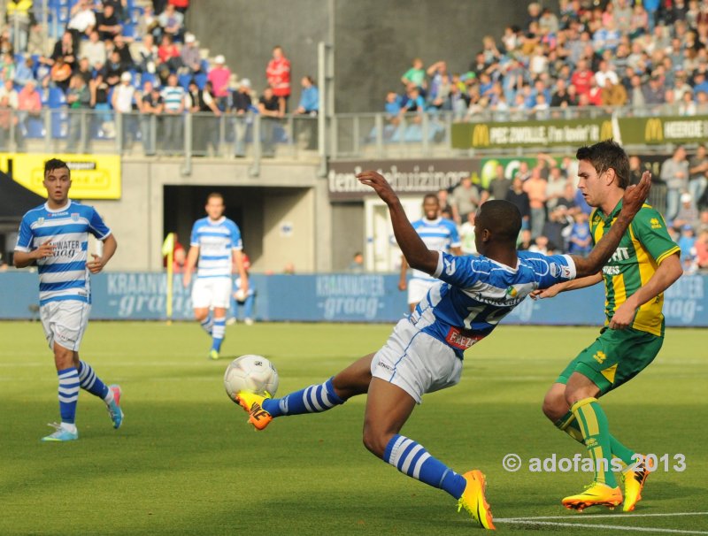 Foto's eredivisie PEC Zwolle ADO Den Haag 