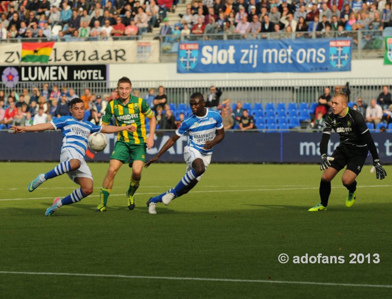 Foto's eredivisie PEC Zwolle ADO Den Haag 