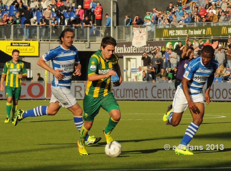 Foto's eredivisie PEC Zwolle ADO Den Haag 