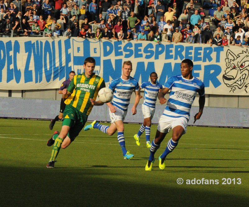 Foto's eredivisie PEC Zwolle ADO Den Haag 