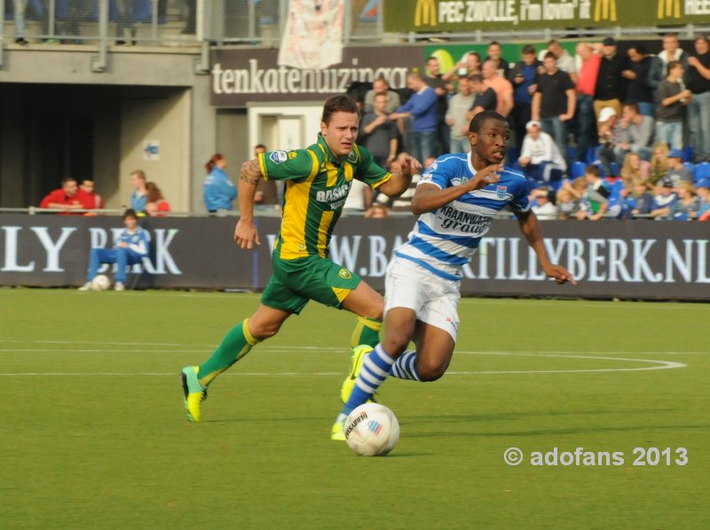 Foto's eredivisie PEC Zwolle ADO Den Haag 