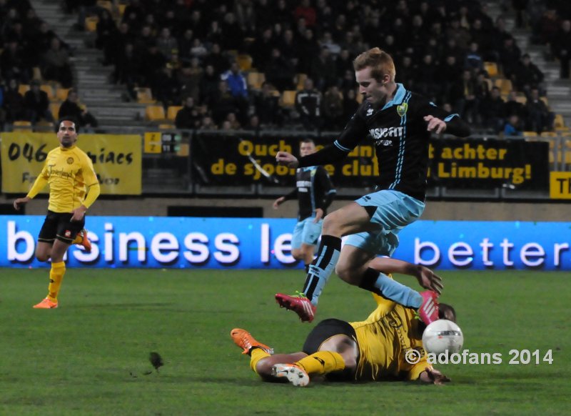 ADO neemt drie kostbare punten mee uit Kerkrade