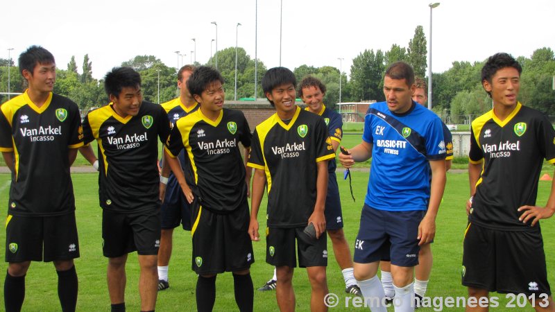 Japanse Jeugdspelers op proef bij ADO Den Haag