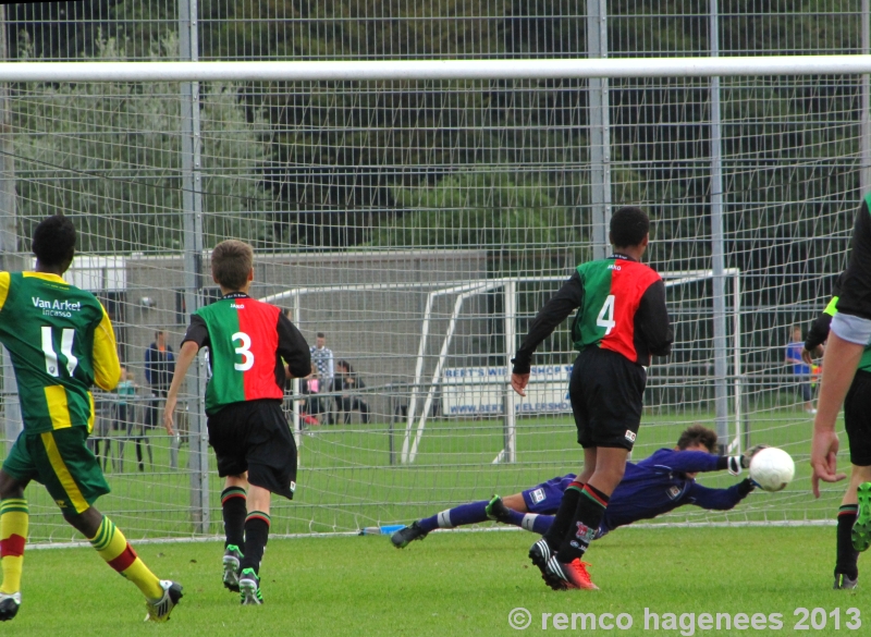 Jeugd ADO Den Haag 31-8-2013 tegen HVV en NEC/OSS