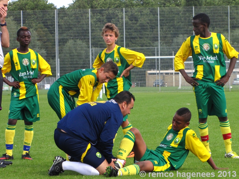 Jeugd ADO Den Haag 31-8-2013 tegen HVV en NEC/OSS