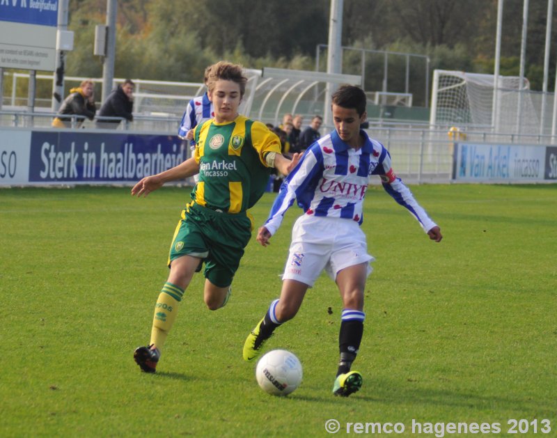 Foto's ADO Den Haag jeugdopleiding zaterdag 26-oktober 2013