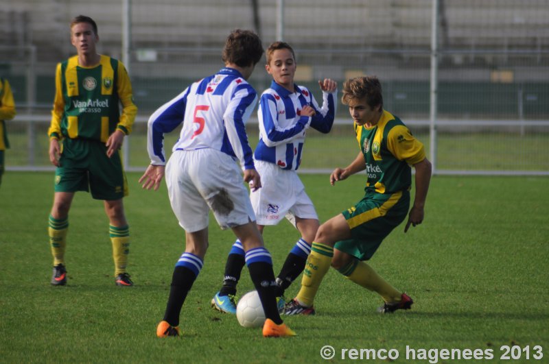 Foto's ADO Den Haag jeugdopleiding zaterdag 26-oktober 2013