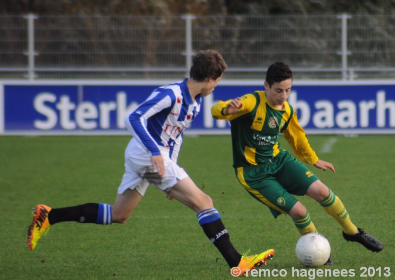 Foto's ADO Den Haag jeugdopleiding zaterdag 26-oktober 2013