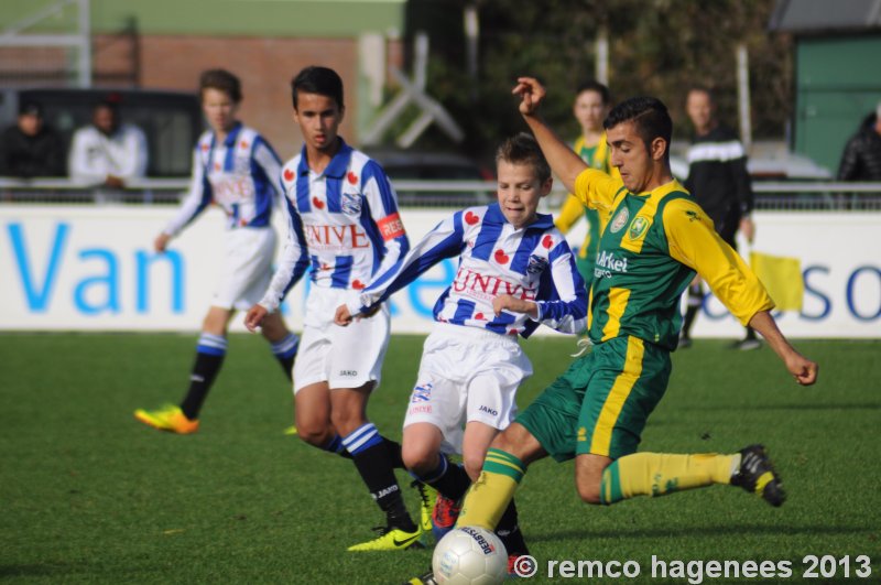 Foto's ADO Den Haag jeugdopleiding zaterdag 26-oktober 2013