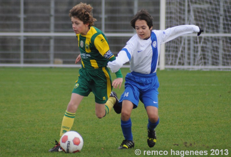 Foto's ADO Den Haag jeugdopleiding zaterdag 7 december