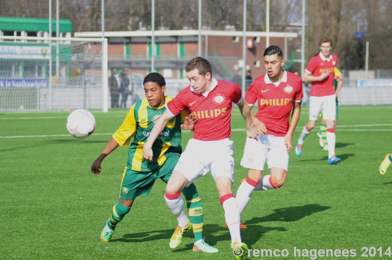 Foto's wedstrijden ADO Den Haag Jeugdopleiding 8 maart 2014