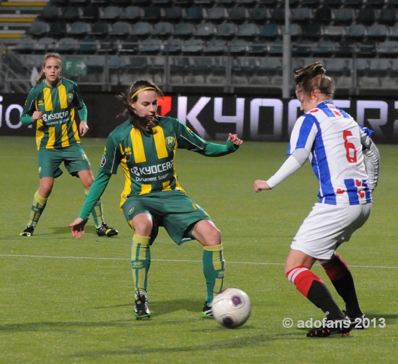 competitiewedstrijd vrouwenvoetbal ADO Den Haag - SC Heerenveen