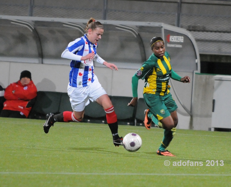 competitiewedstrijd vrouwenvoetbal ADO Den Haag - SC Heerenveen