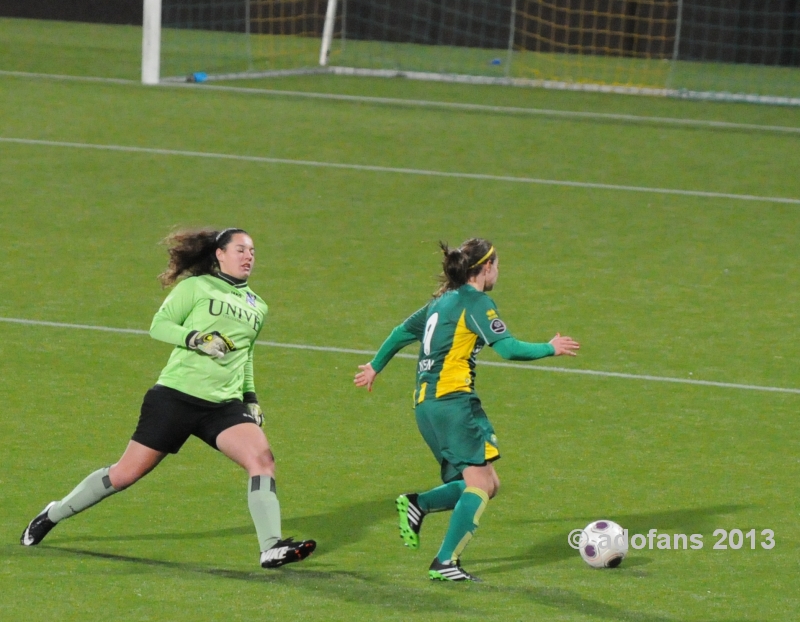 competitiewedstrijd vrouwenvoetbal ADO Den Haag - SC Heerenveen