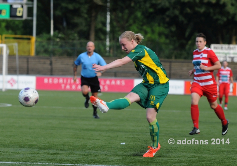 ADO Den Haag vrouwen verslaan FC Antwerp met ruime cijfers