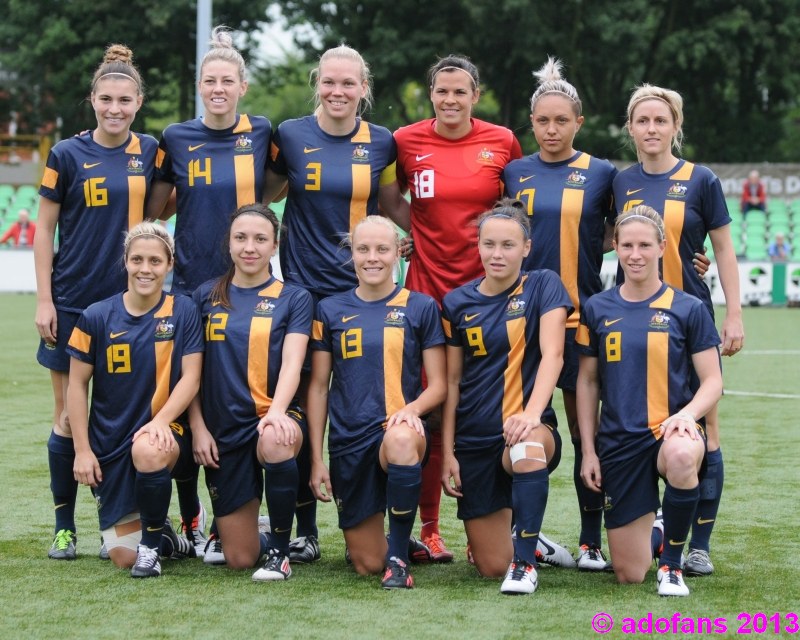 oefenwedstrijd Vrouwen ADO Den haag National team Australie