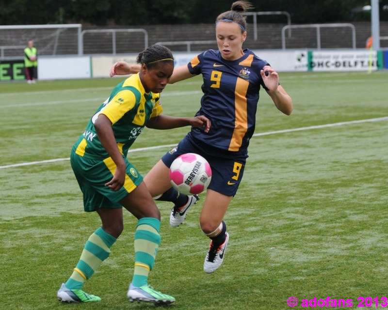 oefenwedstrijd Vrouwen ADO Den haag National team Australie