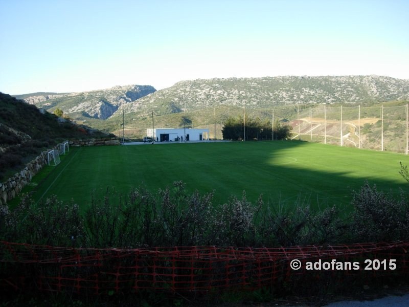 locatie trainingskamp in Estepona in Spanje