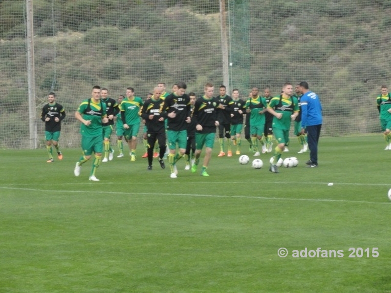 foto's van het trainingskamp ADO Den Haag Estepona 2015